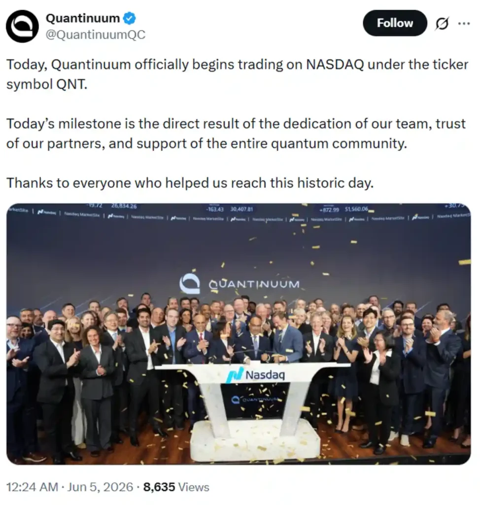 Company celebrates the developments.
