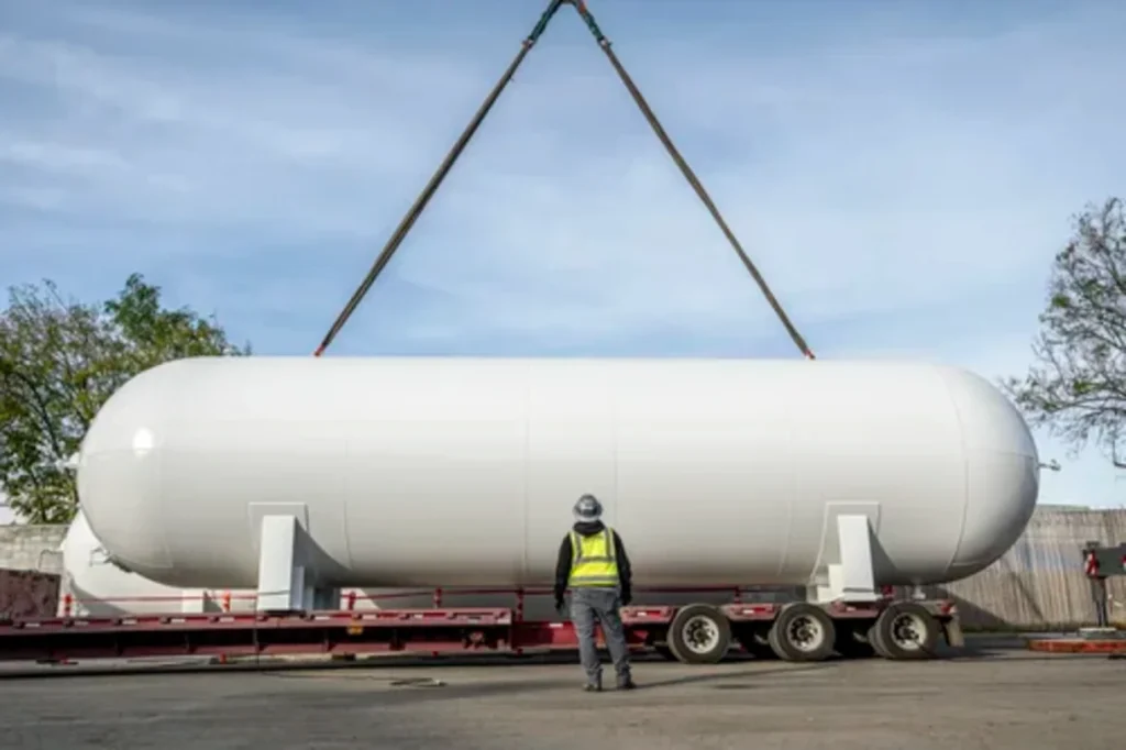 Cryogenic infrastructure arrives at PsiFactory in Milpitas, California.
