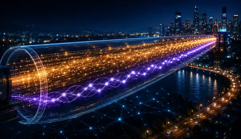 Entangled Photons Survived a Fiber Stuffed With Internet Traffic