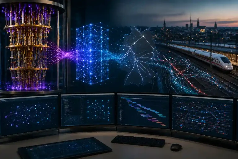 IQM and Deutsche Bahn Test Quantum Scheduling on Real Rail Data
