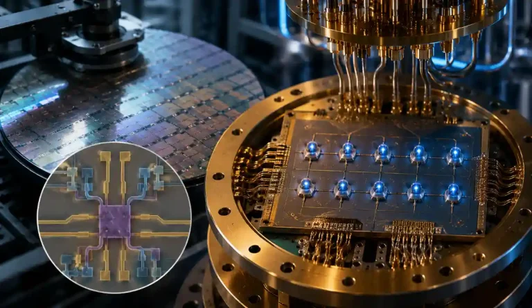 Imec and Diraq Build an Eight-Qubit Silicon Array on a Standard Chip Line