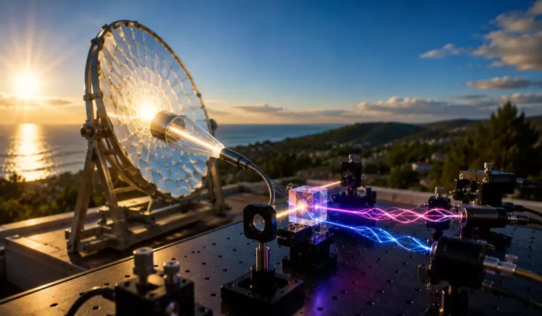 Scientists Made Entangled Photons With Sunlight, No Laser Needed