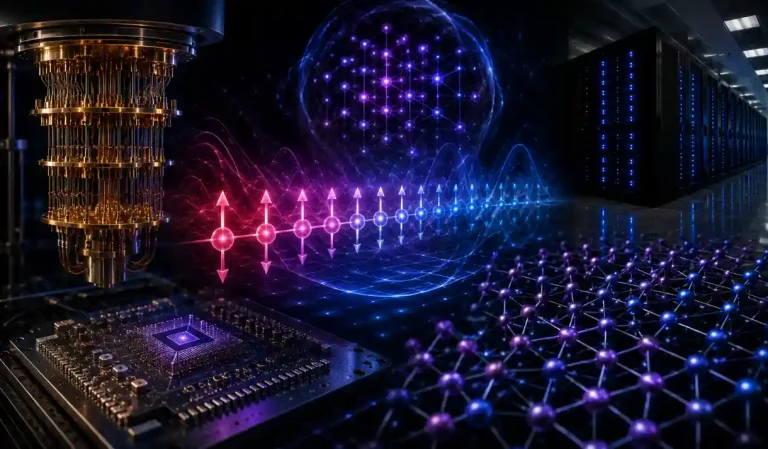 Where Classical Supercomputers Stopped Agreeing, a Quantum Chip Held On